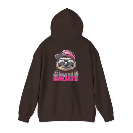 Bruh Sloth Attitude Hoodie