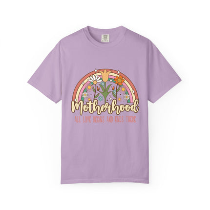 Motherhood Love Rainbow Tee