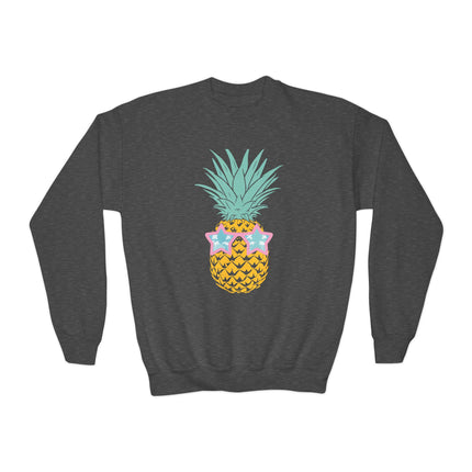Star Shades Pineapple Youth Sweatshirt