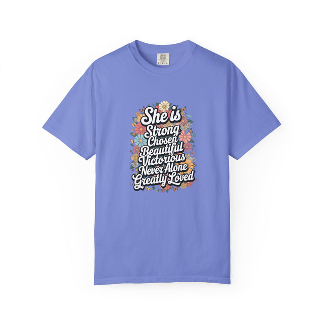 She Is Strong Floral Mama Tee
