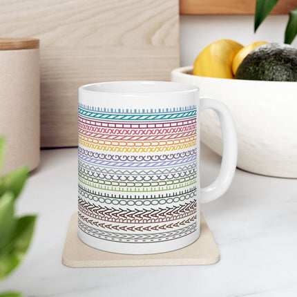 Sunshine Stitch Hidden Message Mug