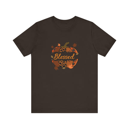 Blessed Leopard Pumpkin Tee