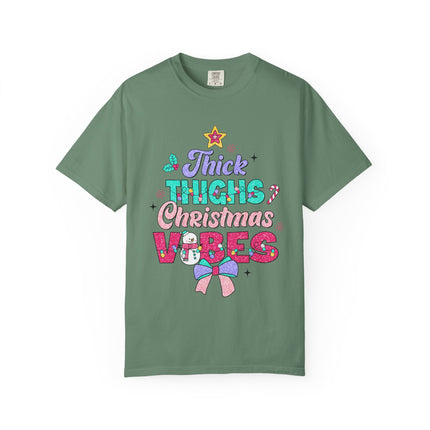 Thick Thighs Christmas Vibes Tee