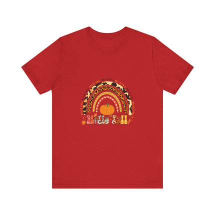 Hello Fall Rainbow Tee