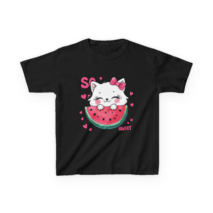 So Sweet Kitty Watermelon Kids T-Shirt