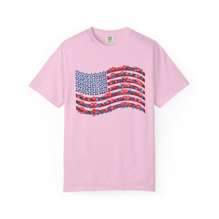 Floral Flag Waves Tee