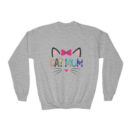 Cat Mom Youth Sweatshirt