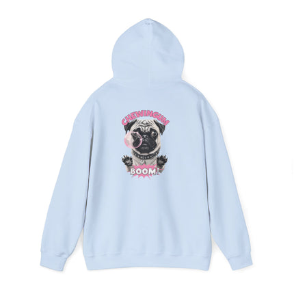 Pug Chewing Gum Boom Hoodie
