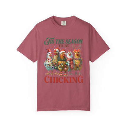 Chicking Around Christmas Tee