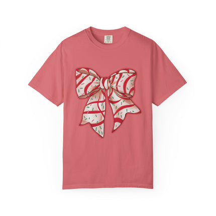 Candy Ribbon Christmas Bow Tee