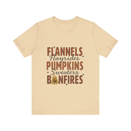 Fall Checklist Bonfire Tee