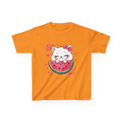 So Sweet Kitty Watermelon Kids T-Shirt