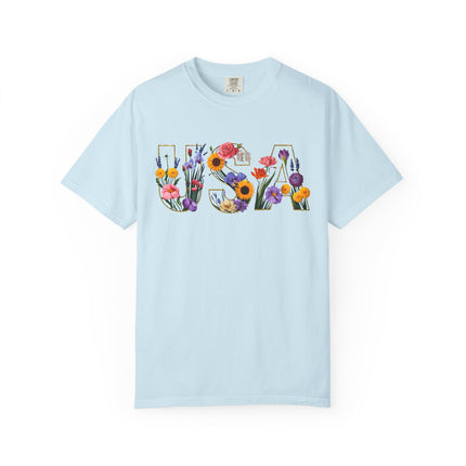 Floral Freedom USA Tee