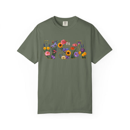 Floral Freedom USA Tee