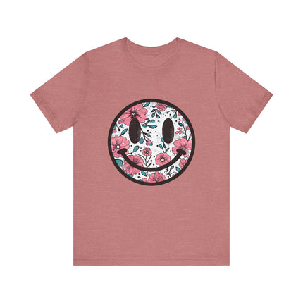 Floral Smiley Tee