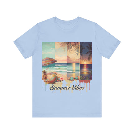 Drip Sunset Collage Tee