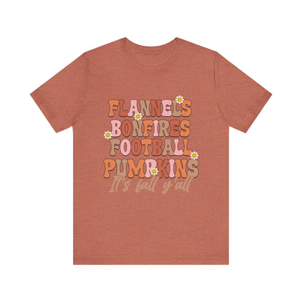 It's Fall Y’all List Tee