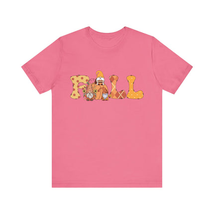 Fall Gnomes Letter Tee