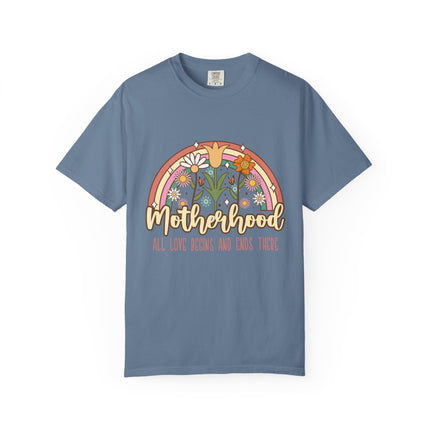 Motherhood Love Rainbow Tee