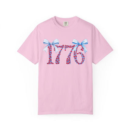 Floral 1776 Bow Tee