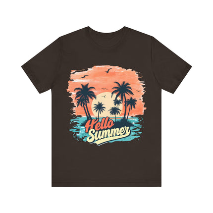 Hello Summer Sunset Tee
