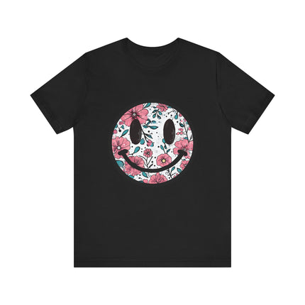 Floral Smiley Tee