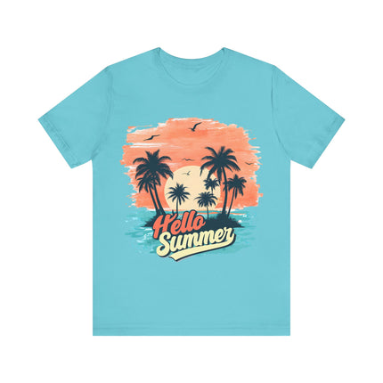 Hello Summer Sunset Tee