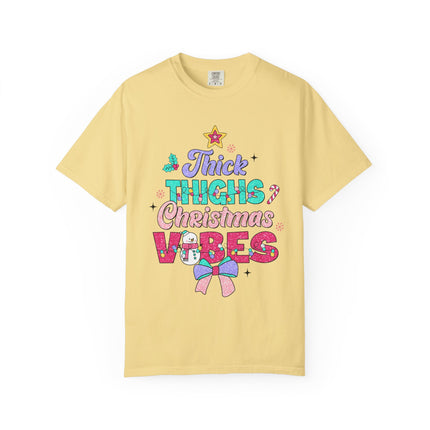 Thick Thighs Christmas Vibes Tee
