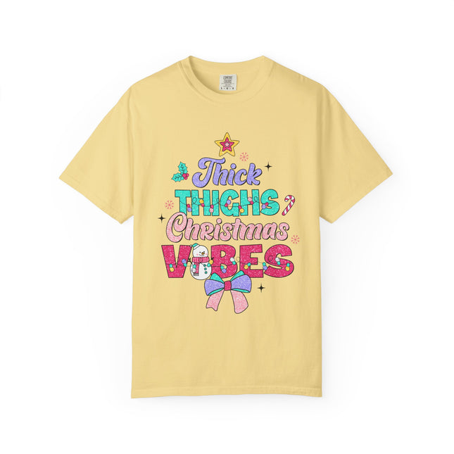 Thick Thighs Christmas Vibes Tee