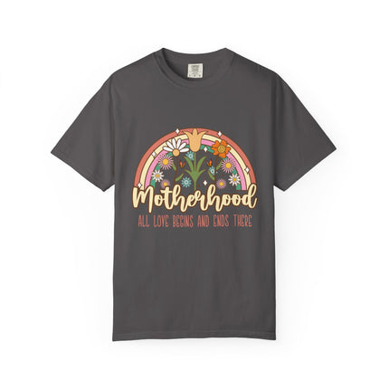 Motherhood Love Rainbow Tee