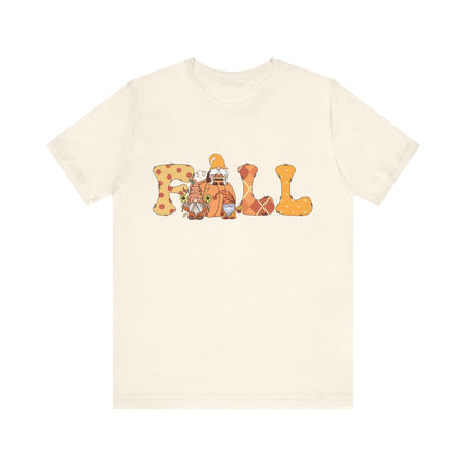 Fall Gnomes Letter Tee