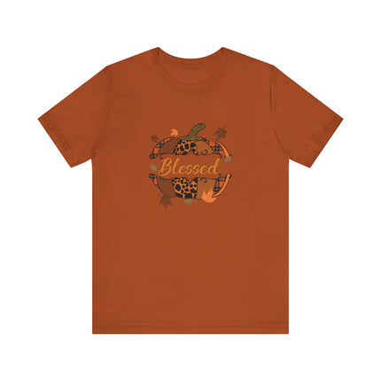 Blessed Leopard Pumpkin Tee