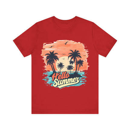 Hello Summer Sunset Tee
