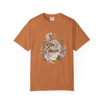 Leopard Floral Bunny Tee