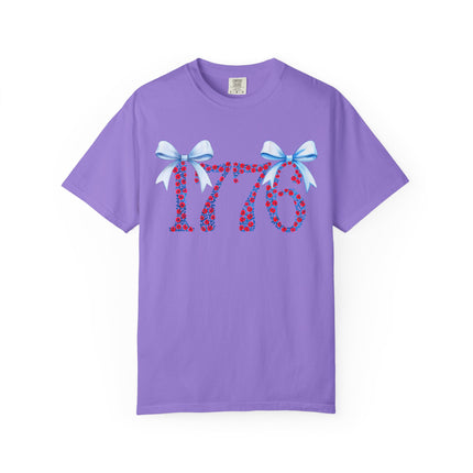 Floral 1776 Bow Tee