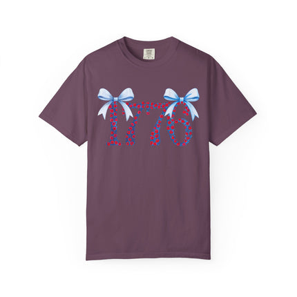 Floral 1776 Bow Tee