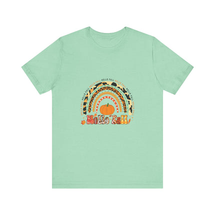 Hello Fall Rainbow Tee