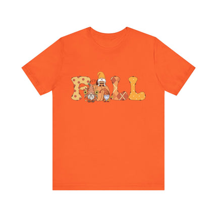 Fall Gnomes Letter Tee