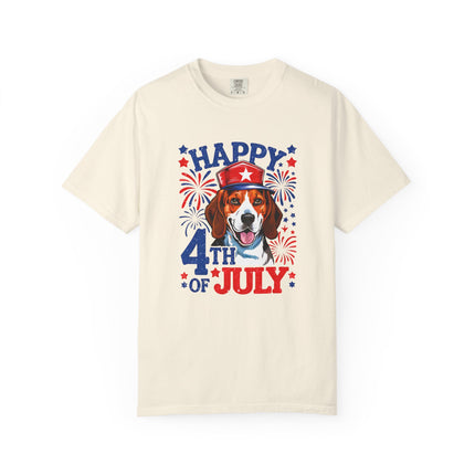 Beagle Fireworks 4th of July Tee