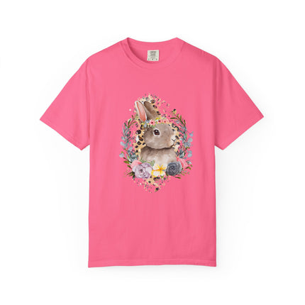 Leopard Floral Bunny Tee