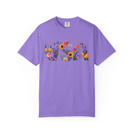 Floral Freedom USA Tee