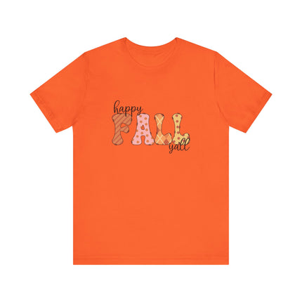 Happy Fall Y’all Patchwork Tee