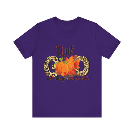With God All Things Are Possible Tee