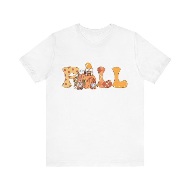 Fall Gnomes Letter Tee