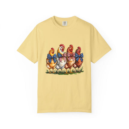 Cluckin' Patriotic Squad Tee