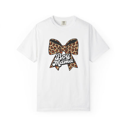 Boy Mama Leopard Bow Tee