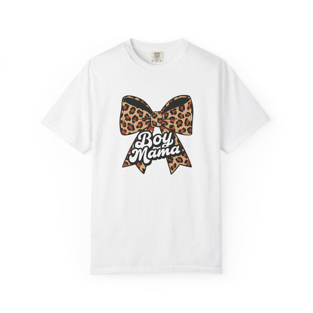 Boy Mama Leopard Bow Tee