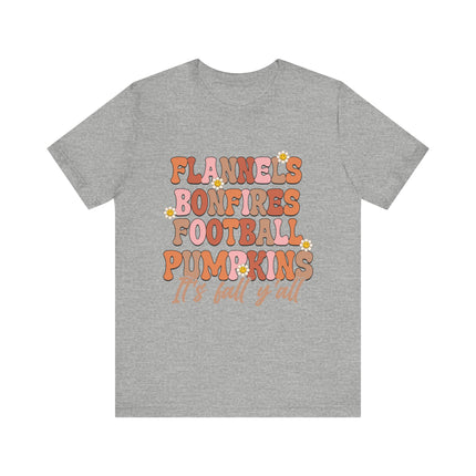 It's Fall Y’all List Tee