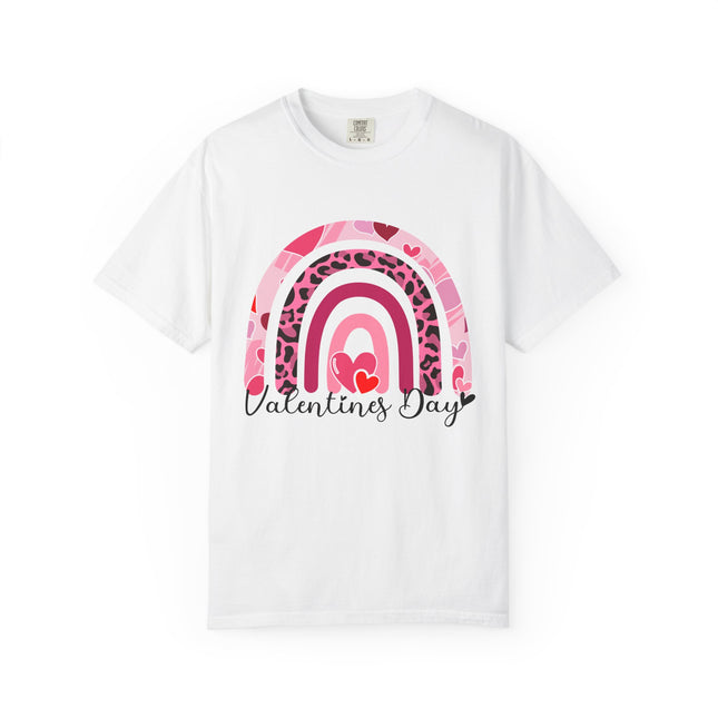 Valentine Rainbow Hearts Tee