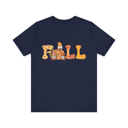 Fall Gnomes Letter Tee